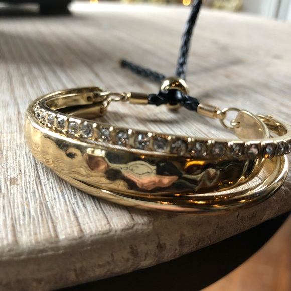 Golden drawstring bracelet - Picture 8 of 8